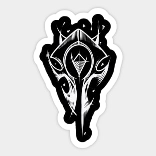 Horde Symbol Blk Sticker